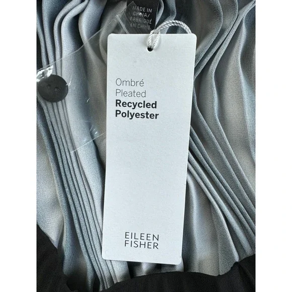 Eileen fisher Recycled Polyester A-Line Pleated Midi Skirt size S
